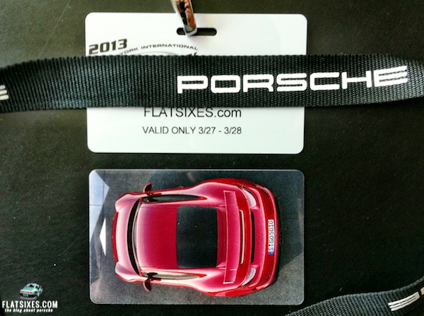 Porsche Room Key NYIAS