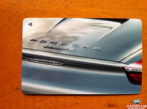 Porsche Boxster Room Key
