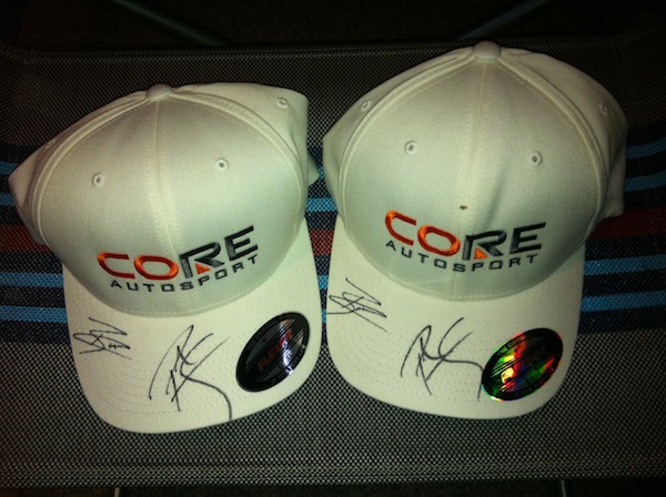 Autographed CORE autosport hat