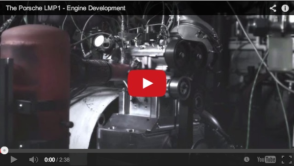 Porsche LMP1 engine video