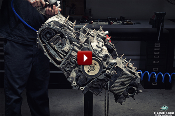 Porsche engine stop motion tear down