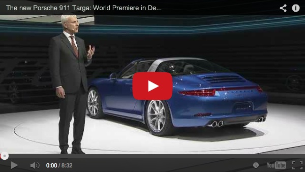 Porsche Targa World Premier Video