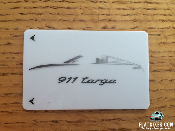 Porsche 911 Targa Room Key