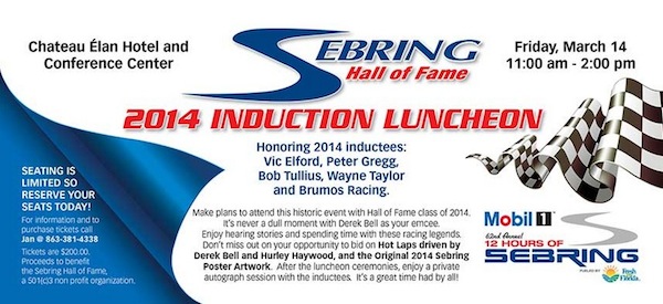 2014 Sebring Hall of Fame Lunch