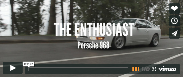Porsche 968 video