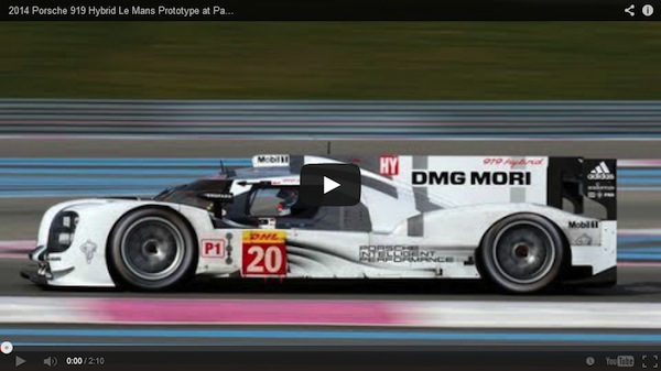 Porsche 919 On Track Exhaust Sounds