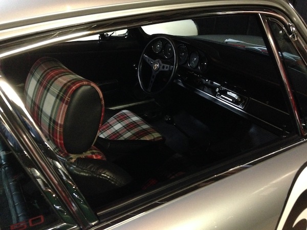 Plaid Interior Porsche