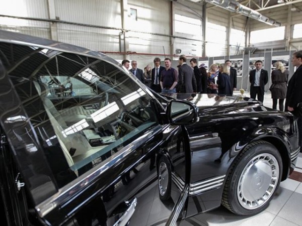 Porsche engineered limo putin