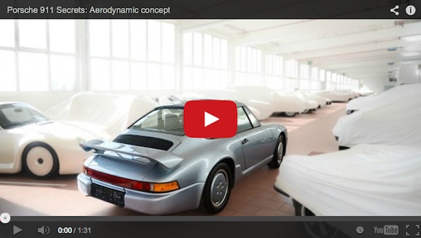 Porsche aerodynamic concept car