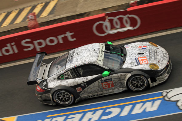 Porsche 911 RSR at Le Mans