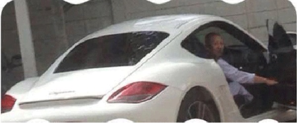 Porsche driving nun