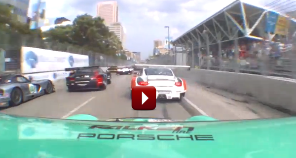 Porsche ALMS Grand Prix of Baltimore Crash