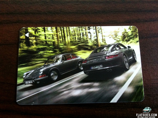 porsche 50 years of the 911 room key
