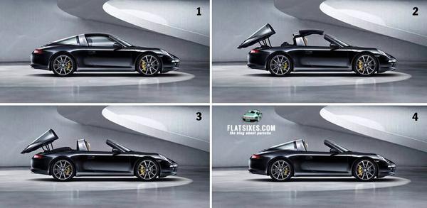 Porsche 911 Targa Operation