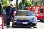 Patrick Dempsey Getting Gas in his Porsche GT3