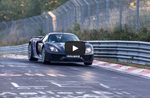porsche 918 with play button on nurburgring