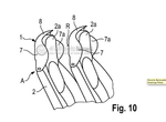 Porsche wind deflector patent sketches