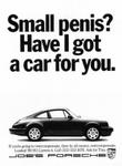 Porsche small penis advert