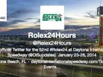 rolex 24 2014 twitter guide