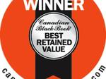 Canadian Black Book Best Retained Value Awards 2013
