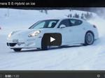 drifting a panamera on ice