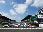 starting line of 24 Hours of Le Mans