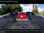 Porsche 918 driving in london