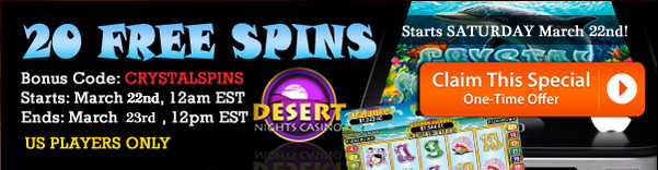 20 Spins at Desert Nights