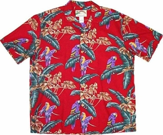 Red Jungle Bird Magnum PI Shirt