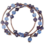 Crystal Memory Wire Bracelet