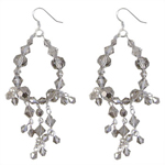 Glass Crystal Chandelier Earrings