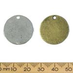 Round Flat Blank Disc Charm