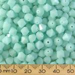 Mint Alabaster Swaro Beads