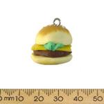 Clay Hamburger Charms