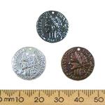 Metal Coin Charms