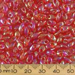 Red Magatama Beads