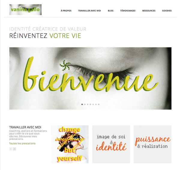 vaninagallo.com le nouveau site