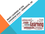 Learning