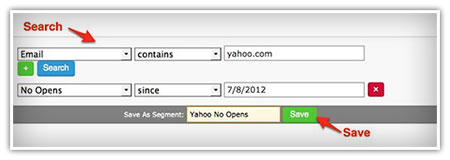Search for Yahoo subscribers