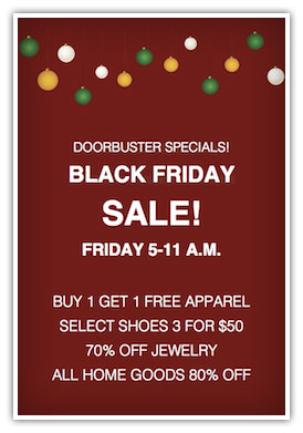 Free Black Friday email templates