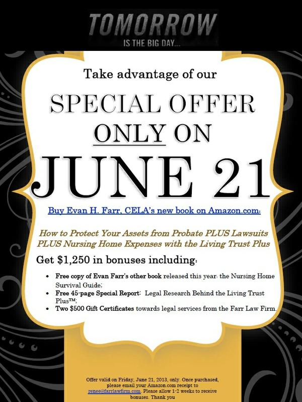 Click here tomorrow to buy book and get $1,250 in bonuses!