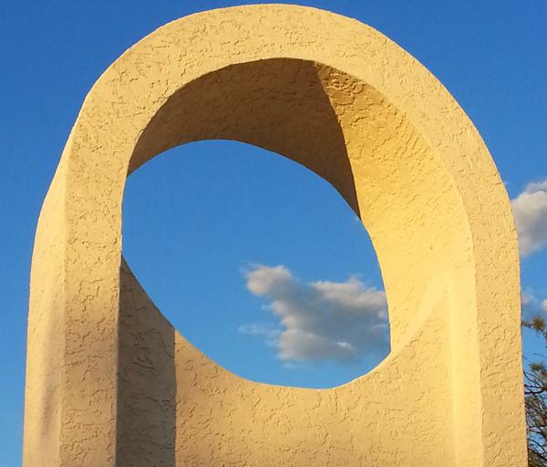 The monument at Sunrise Chapel