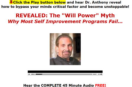 Free Audio - Dr. Robert Anthony