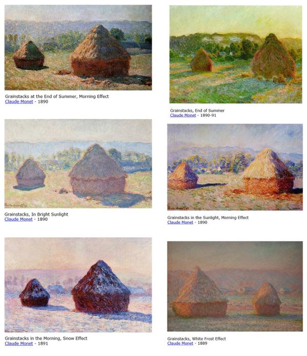 Monet's Haystacks