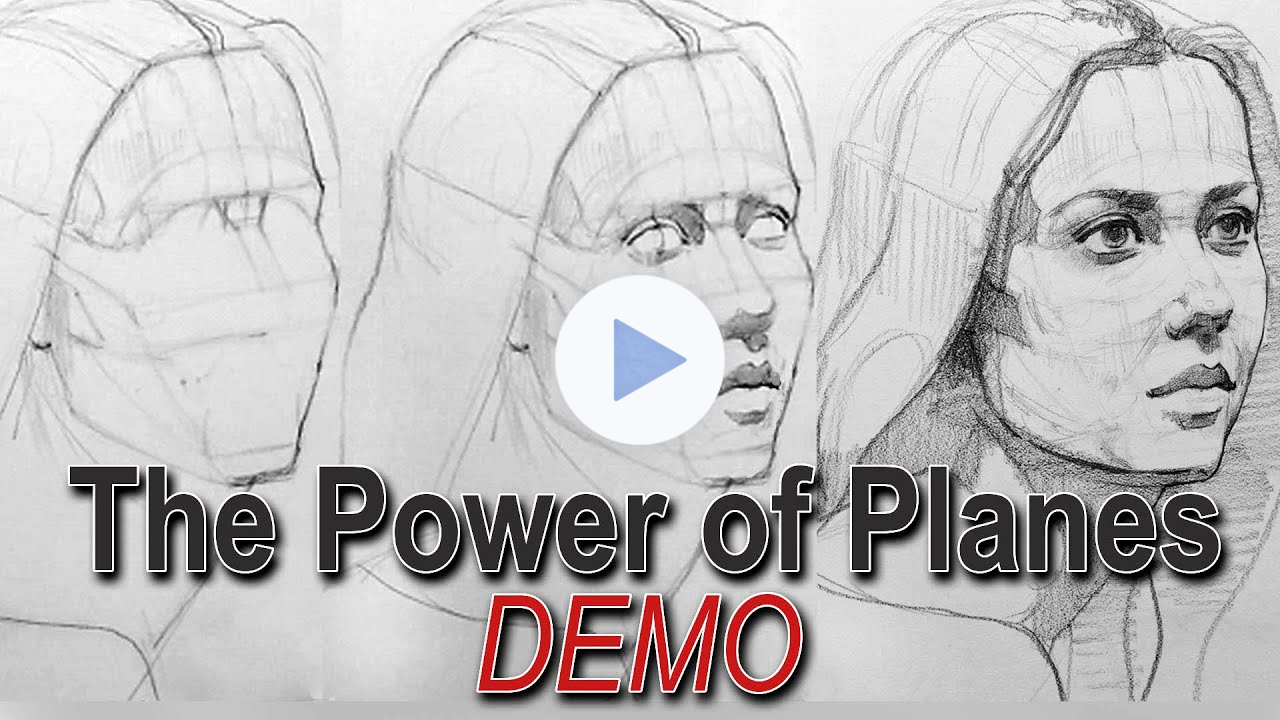 How to Draw the Planes of a Portrait While Looking at a Picture (Preview).