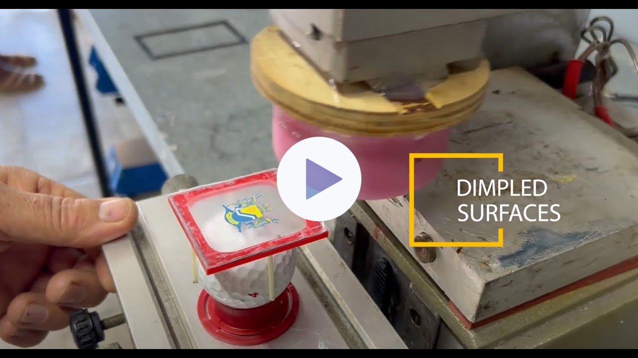 Pad Printing in Full Colour with a white toner printer(NO wet inks)