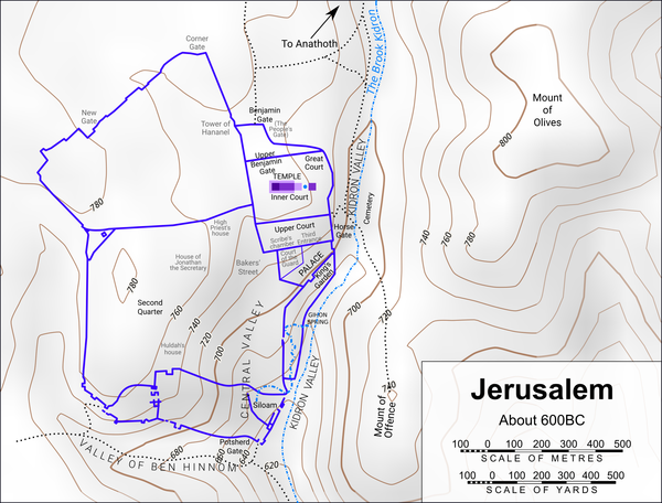 Jerusalem for Terror on Every Side! – about 660BC (Landscape)