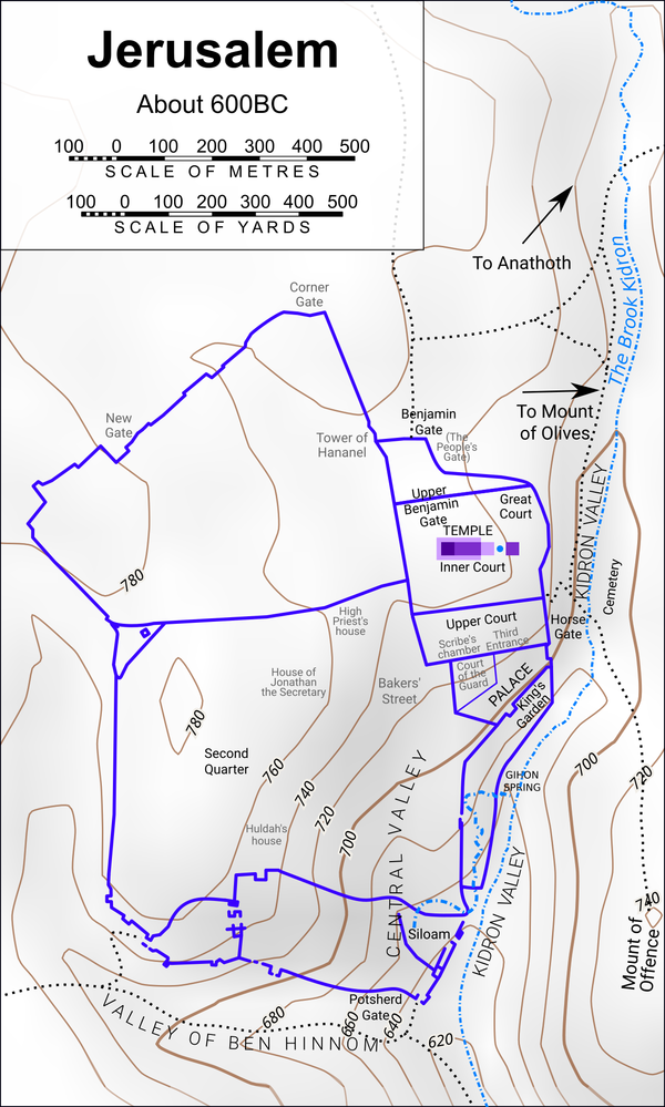 Jerusalem for Terror on Every Side! – about 660BC (Portrait)