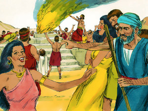 They worshipped however they wanted.  From Sweet Publishing / FreeBibleImages.org (http://freebibleimages.org/illustrations/moses-golden-calf/ Slide 3)
License: CC-BY-SA-3.0 https://creativecommons.org/licenses/by-sa/3.0/