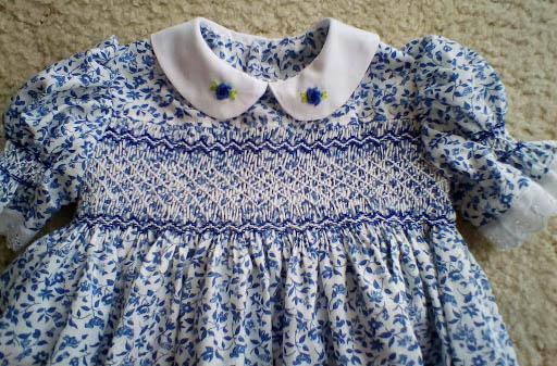 Smocked dress, made by Ruth